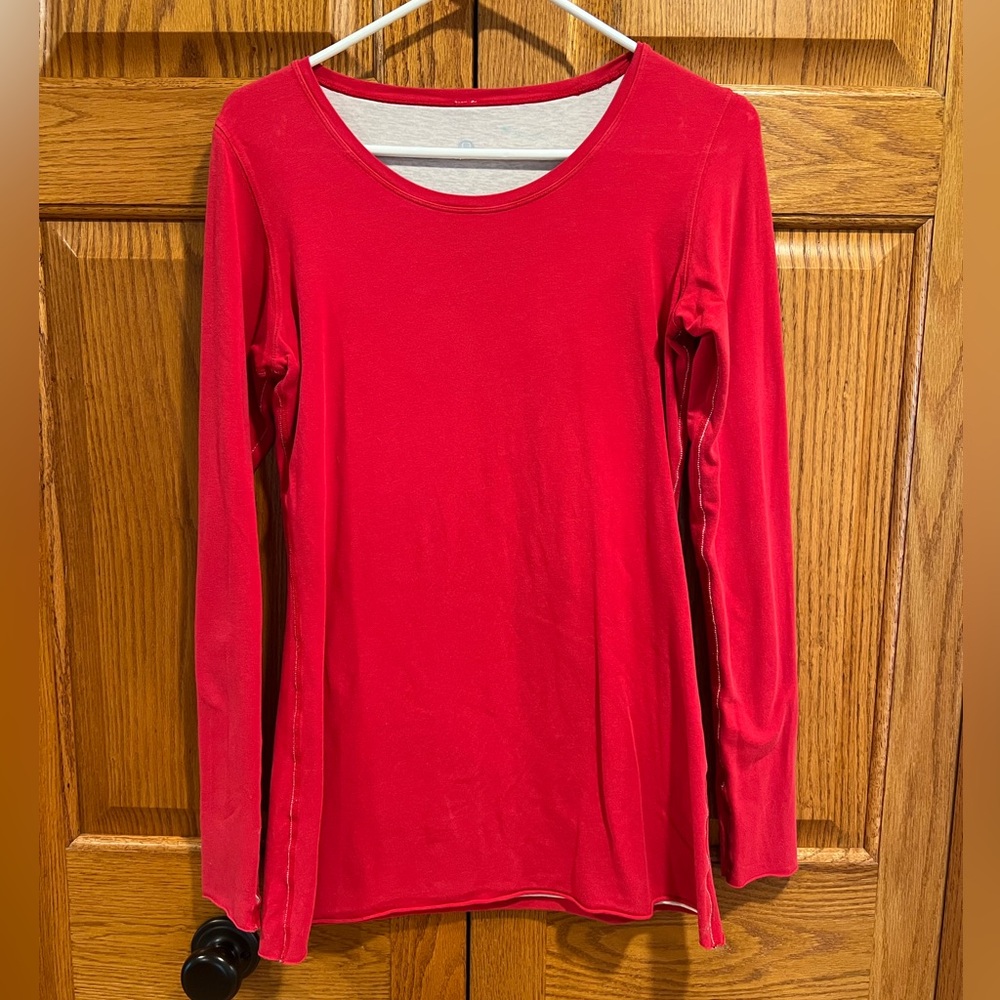 Red Lululemon Long Sleeve Size 6